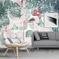 Thumbnail for Chambre avec Papier Peint Tropical | Le Petit Intissé