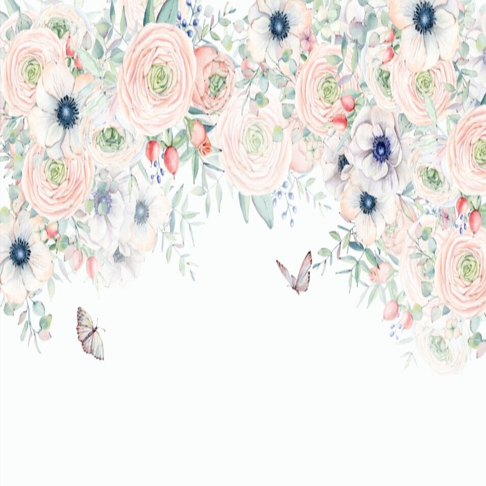 Papier Peint Fleur <br/> Moderne et Douceur