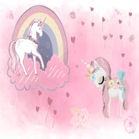 Thumbnail for Papier Peint Licorne <br/> Rose