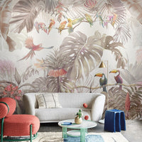 Thumbnail for Papier Peint Tropical Oiseaux | Le Petit Intissé