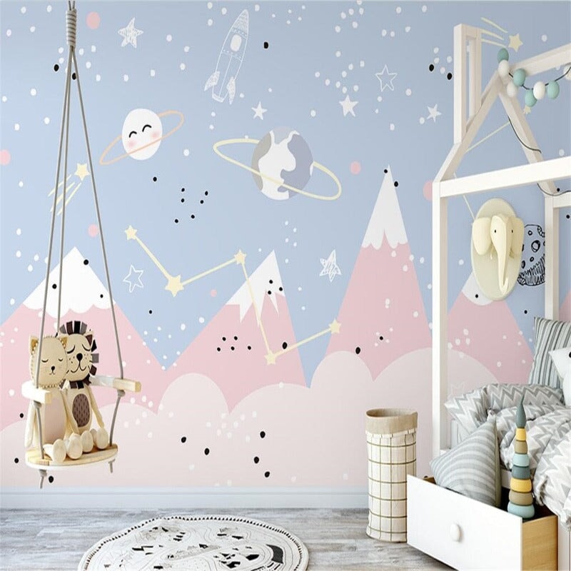Déco Chambre Fille Espace | Le Petit Intissé