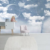 Thumbnail for Papier Peint Nuage <br/> Grand Arbre Nuage et Etoiles