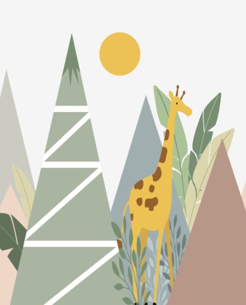 Papier Peint Animaux <br/> Montagne ZigZag