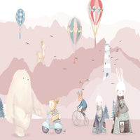 Thumbnail for Papier Peint Fille Classique <br/> Animaux Extraordinaires