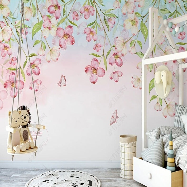 Tapisserie Murale Fleurie | Le Petit Intissé