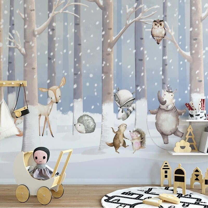 Chambre Bébé Thème Animaux Forêt | Le Petit Intissé