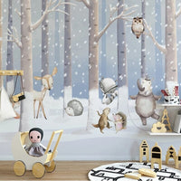 Thumbnail for Chambre Bébé Thème Animaux Forêt | Le Petit Intissé