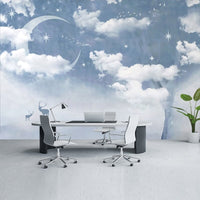 Thumbnail for Papier Peint Nuage <br/> Grand Arbre Nuage et Etoiles