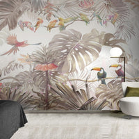 Thumbnail for Papier Peint Tropical Oiseaux | Le Petit Intissé