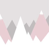 Thumbnail for Papier Peint Chambre Fille Gris Rose | Le Petit Intissé