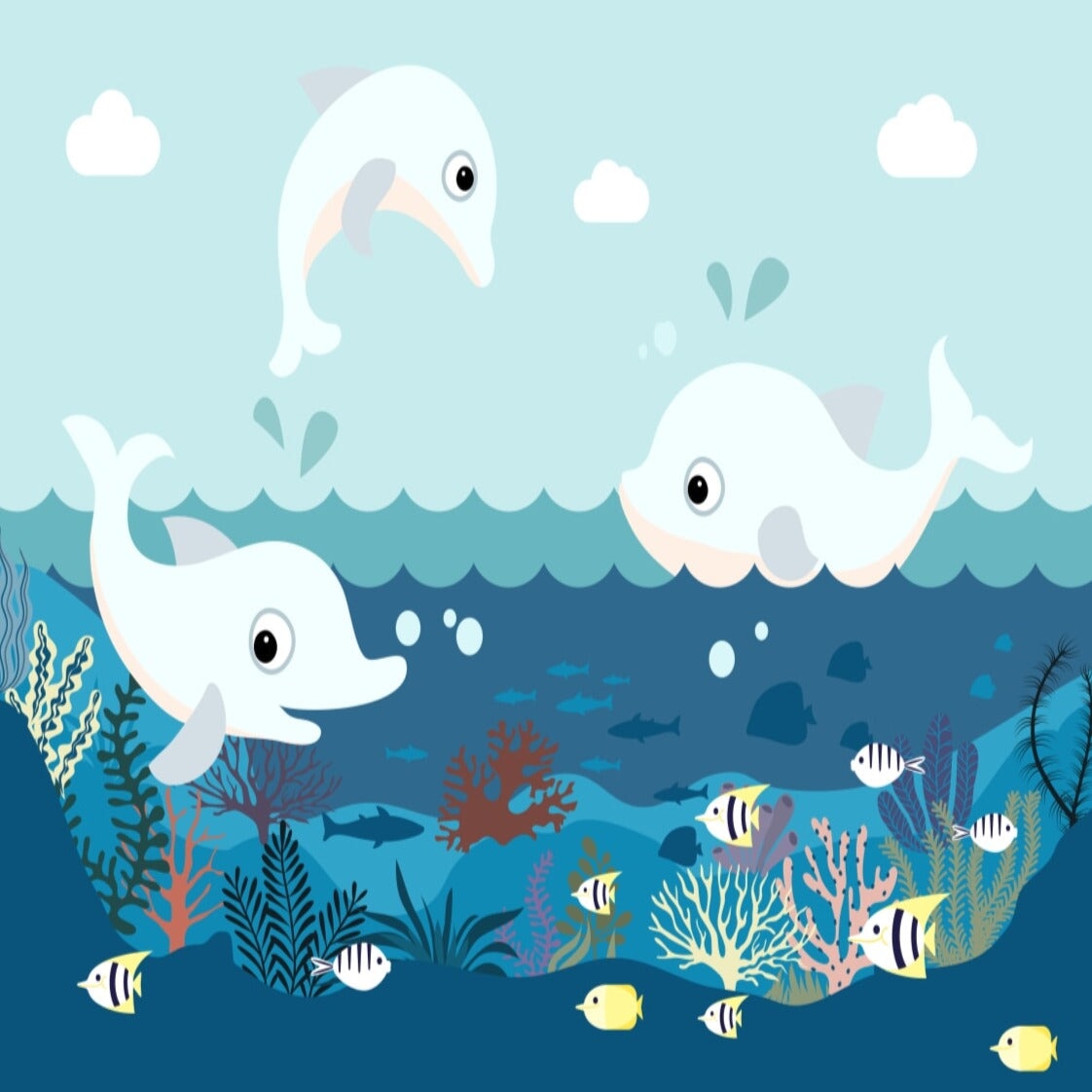 Papier Peint Marin <br/> Rigolade