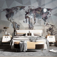 Thumbnail for Déco Chambre Carte du Monde | Le Petit Intissé