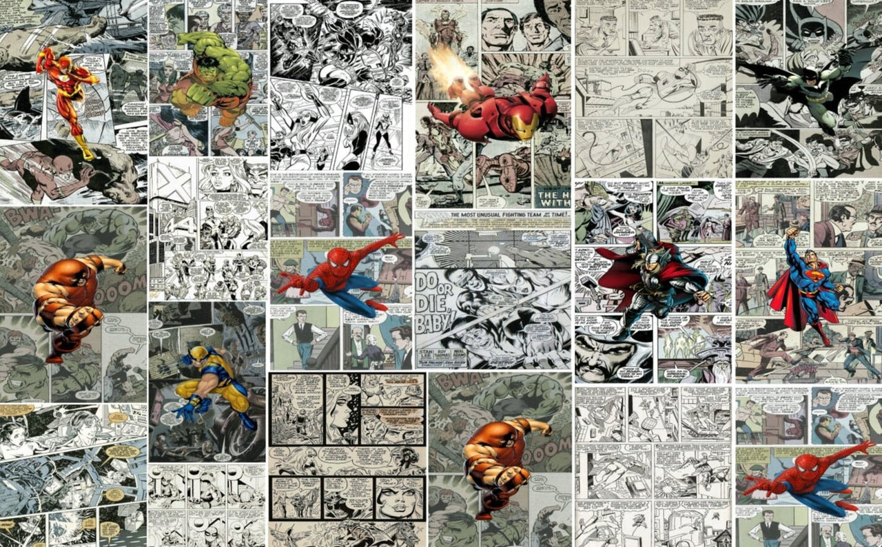 Papier Peint Super Héros <br/> Bande Dessinée