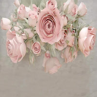 Thumbnail for Papier Peint Fleur <br/> Roses Ephémères