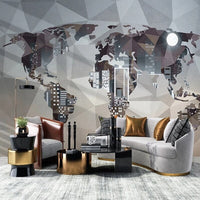 Thumbnail for Déco Chambre Carte du Monde | Le Petit Intissé