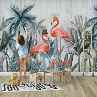 Thumbnail for Décoration Murale Flamant Rose | Le Petit Intissé