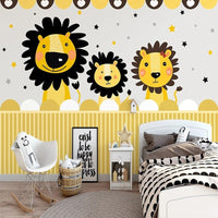 Thumbnail for Papier Peint Lion Chambre Bébé | Le Petit Intissé