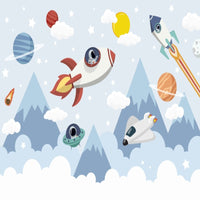 Thumbnail for Papier Peint Espace <br/> Paysage Planète Montagne