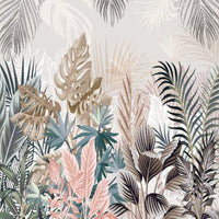 Thumbnail for Papier Peint Tropical <br/> Couleur Beige Discrète
