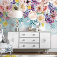 Thumbnail for Papier Peint Fleuri Coloré | Le Petit Intissé