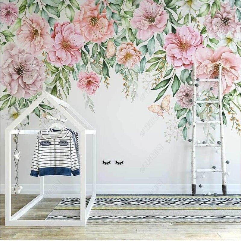 Papier Peint Déco Fleurs | Le Petit Intissé