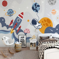 Thumbnail for Papier Peint Espace <br/> Fusée et Paysage Espace