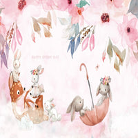 Thumbnail for Papier Peint Animaux <br/> Parapluie et Fleurs