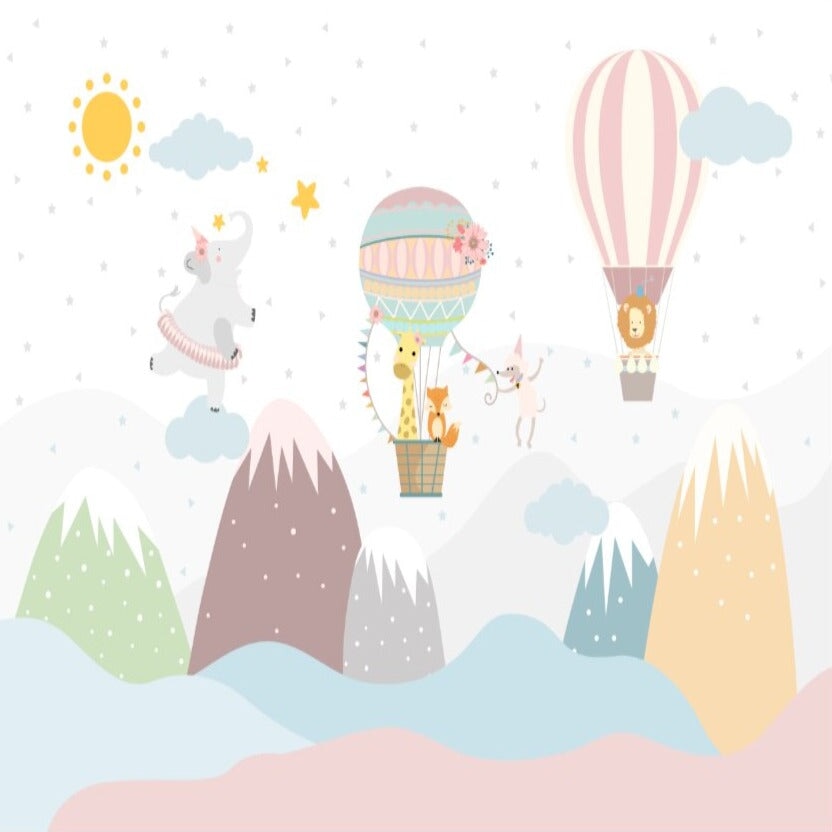 Papier Peint Bébé Classique <br/> Jumeaux Mixte