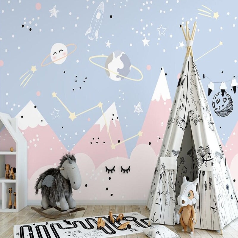 Déco Chambre Fille Espace | Le Petit Intissé