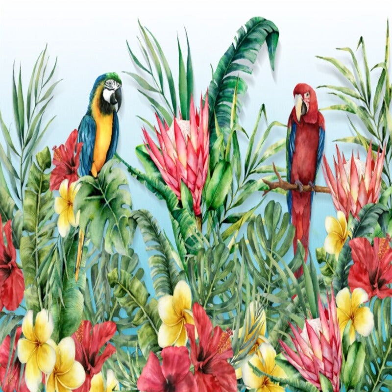 Papier Peint Oiseaux <br/> Perroquet Exotique