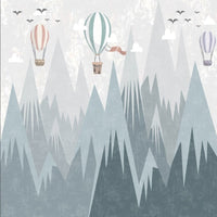 Thumbnail for Papier Peint Garçon Classique <br/> Douceur et Montagne Bleue