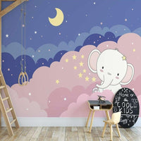 Thumbnail for Poster Papier Peint Eléphant | Le Petit Intissé