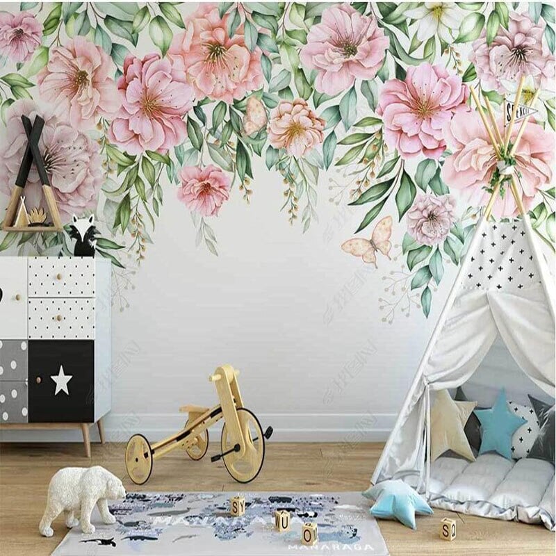 Papier Peint Déco Fleurs | Le Petit Intissé