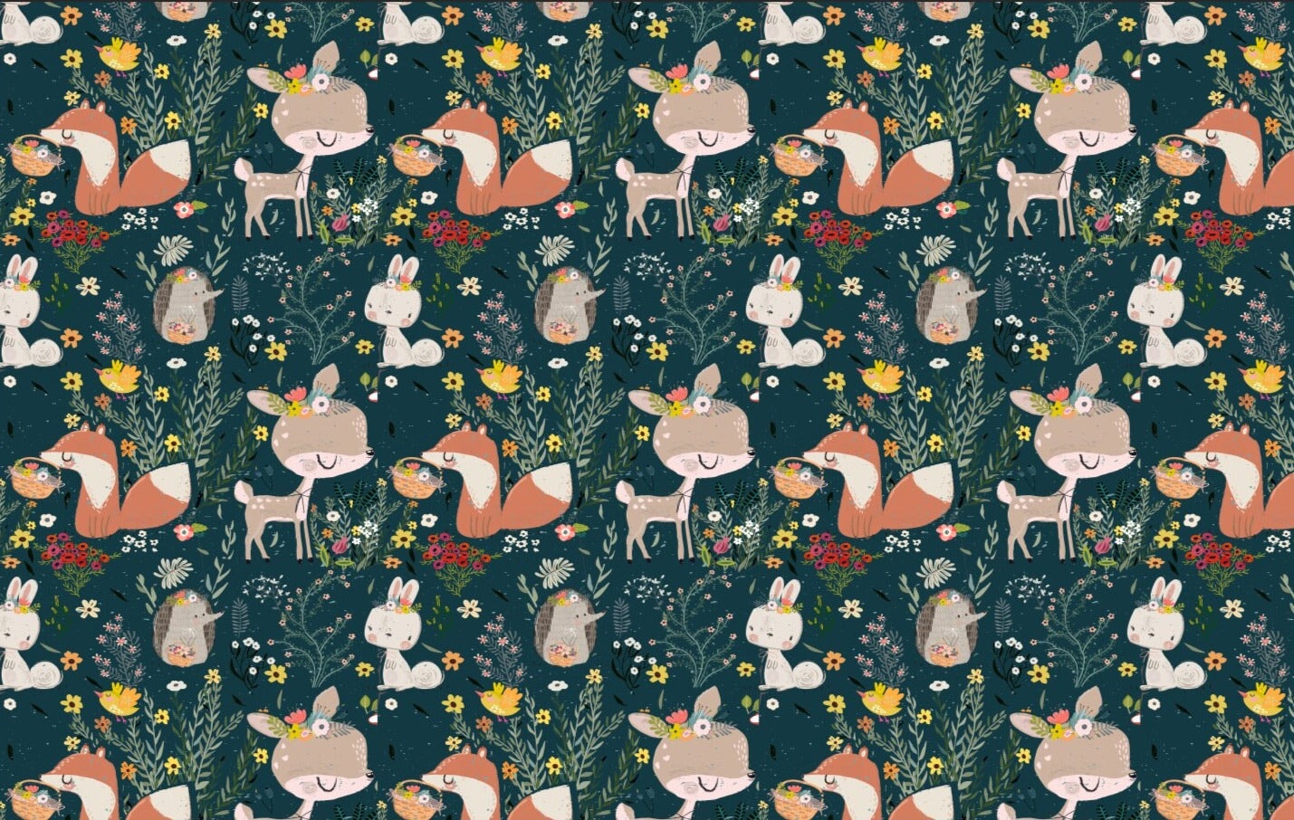 Papier Peint Animaux <br/> Chambre Motif Mignon