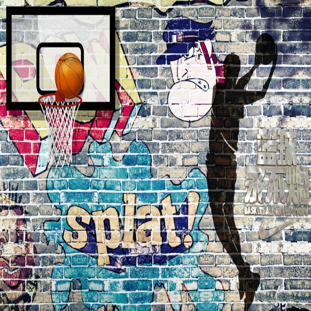 Papier Peint Basket <br/> Graffiti Art