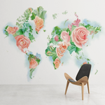 Carte du Monde Murale Grand Format | Le Petit Intissé