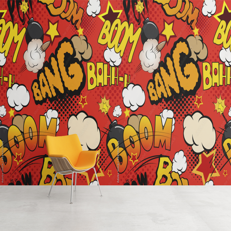 Papier Peint BD Comics | Le Petit Intissé