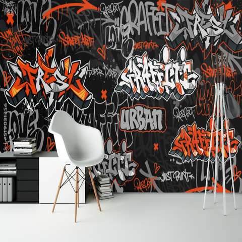 Tapisserie Chambre Graffiti | Le Petit Intissé