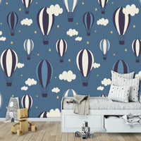 Thumbnail for Décoration Chambre Bébé Garçon Montgolfière | Le Petit Intissé