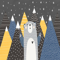 Thumbnail for Papier Peint Animaux <br/> Ours Bébé et Montagne