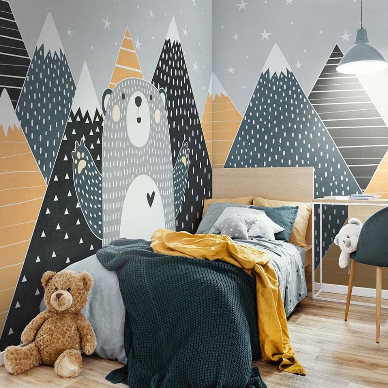 Papier Peint Ambiance Montagne | Le Petit Intissé