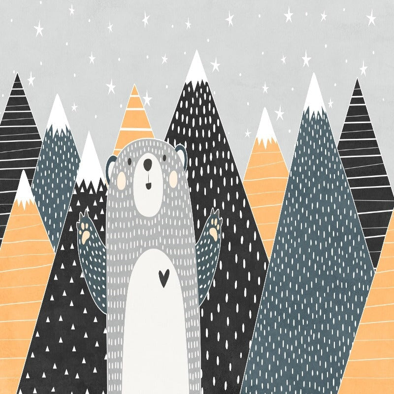 Papier Peint Ambiance Montagne | Le Petit Intissé