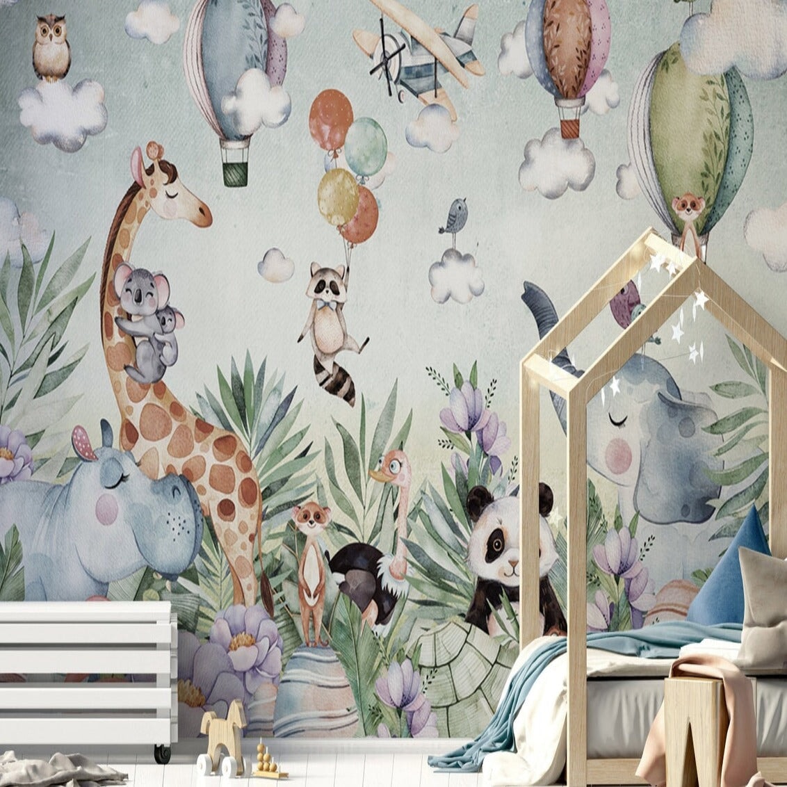 Papier Peint Enfant Animaux | Le Petit Intissé