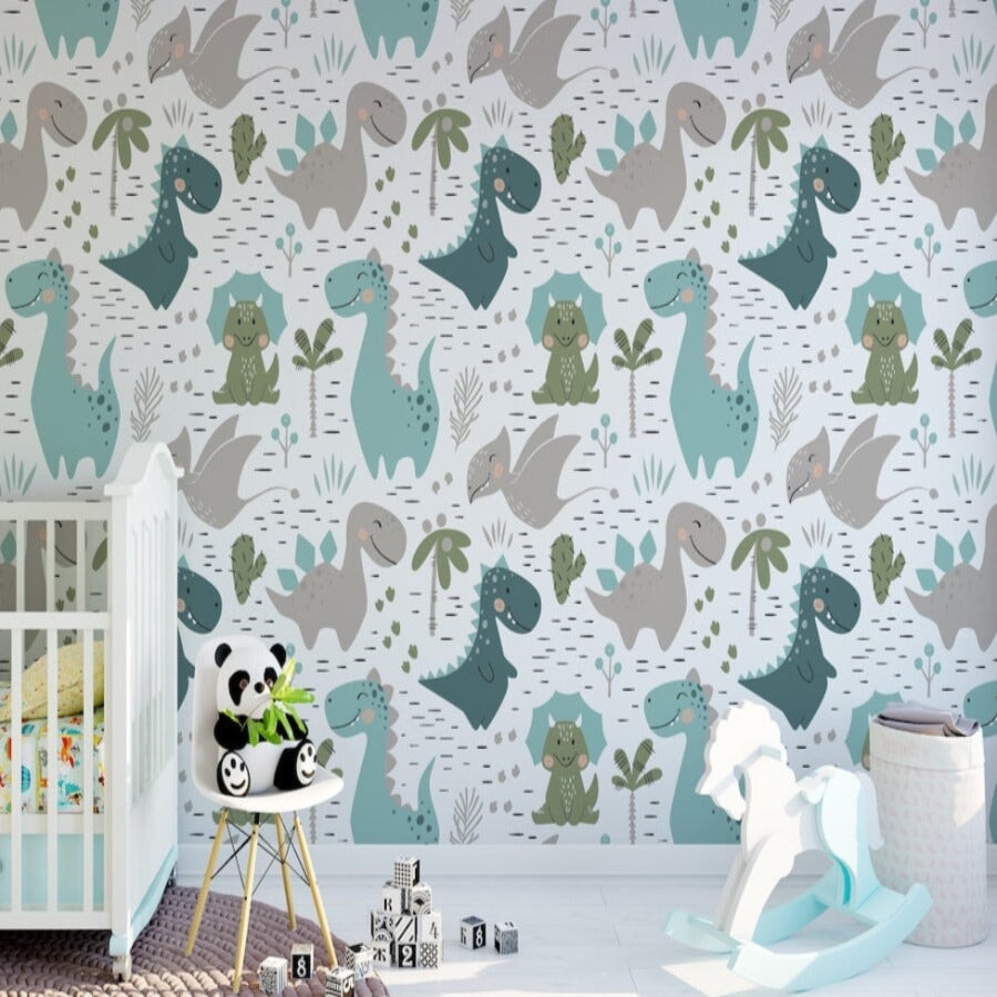 Panoramique Dinosaure Bébé Garçon | Le Petit Intissé