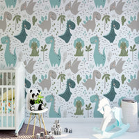 Thumbnail for Panoramique Dinosaure Bébé Garçon | Le Petit Intissé