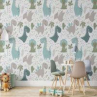 Thumbnail for Panoramique Dinosaure Bébé Garçon | Le Petit Intissé