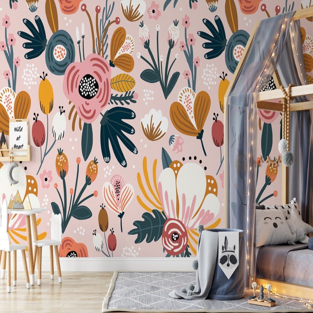 Tapisserie Fleurie Chambre Fille | Le Petit Intissé