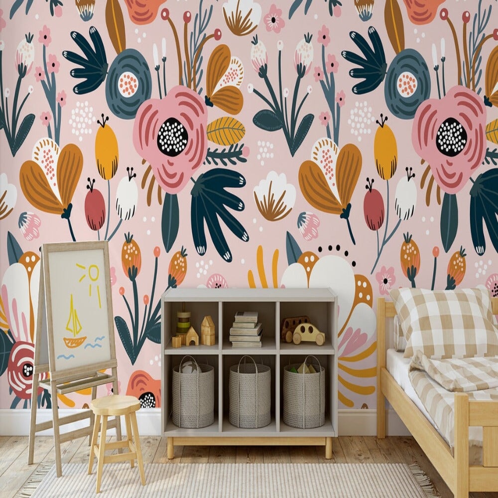 Tapisserie Fleurie Chambre Fille | Le Petit Intissé