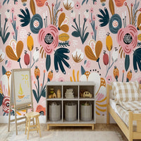 Thumbnail for Tapisserie Fleurie Chambre Fille | Le Petit Intissé