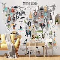 Thumbnail for Papier Peint Carte du Monde <br/> Animal World